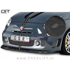 Fiat 500 Abarth 12-15 podaljšek sprednjega odbijača črni (mat)