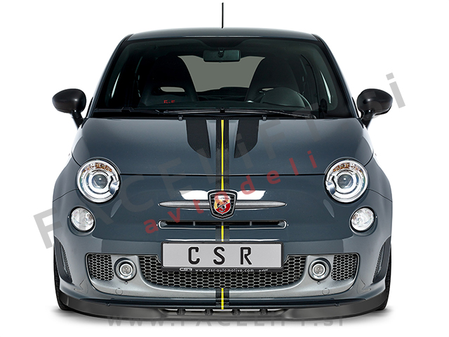 Fiat 500 Abarth 12-15 podaljšek sprednjega odbijača karbon (mat)