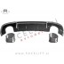 Audi A3 Sportback 8V 12-16 difuzor z nastavki za izpuh RS3 izgled