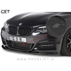 BMW 2 F22 F23 M 14- podaljšek sprednjega odbijača črni (mat)
