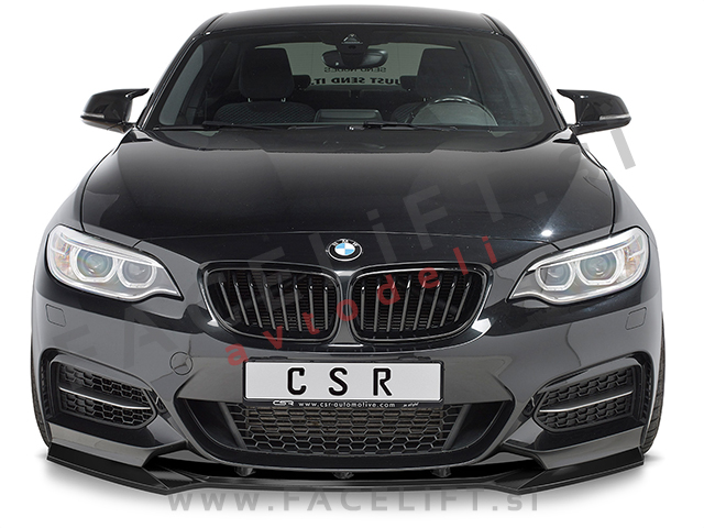 BMW 2 F22 F23 M 14- podaljšek sprednjega odbijača črni (sijaj)