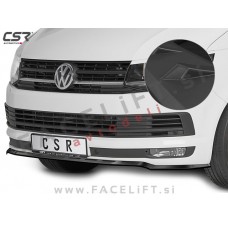 VW T6 15-19 podaljšek sprednjega odbijača črni mat