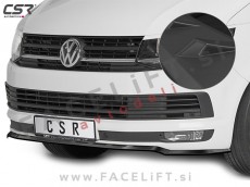 VW T6 15-19 podaljšek sprednjega odbijača črni mat