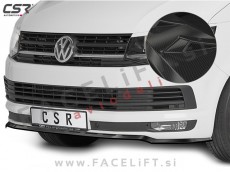VW T6 15-19 podaljšek sprednjega odbijača karbon sijaj