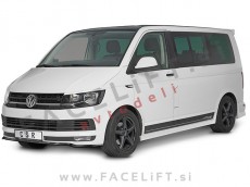 VW T6 15-19 podaljšek sprednjega odbijača karbon sijaj