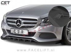 Mercedes C W205 14-18 podaljšek sprednjega odbijača črni (mat)