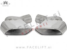 BMW X6 F16 14-19 nastavki za izpuh kromirani (sijaj)