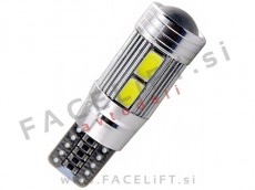 LED žarnica T10 W5W 10x LED (5630) CANBUS 12V
