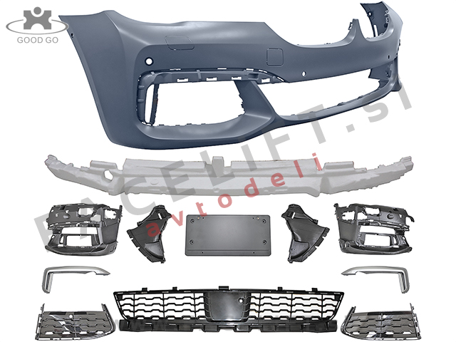 BMW 7 G11 G12 15-19 sprednji odbijač M-Technic izgled