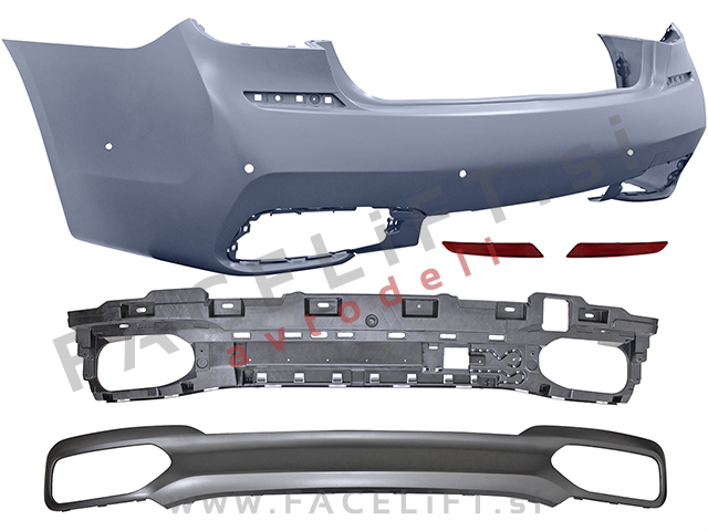 BMW 7 G11 G12 15-19 zadnji odbijač M-Technic izgled