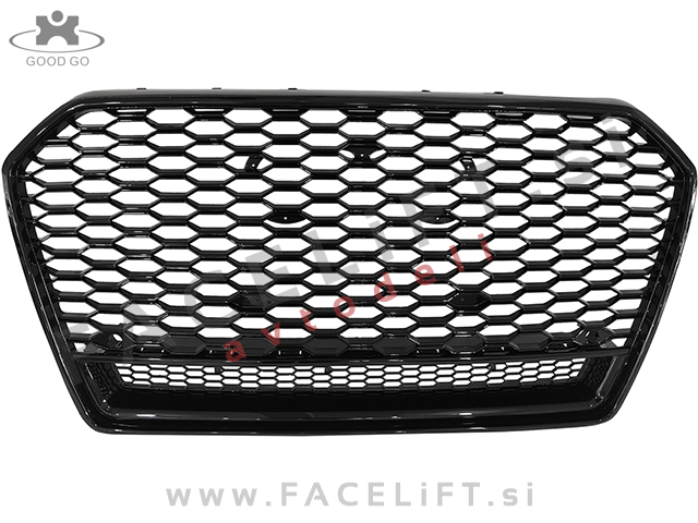 Audi A6 4G C7 14-18 maska RS6 izgled črna (sijaj)