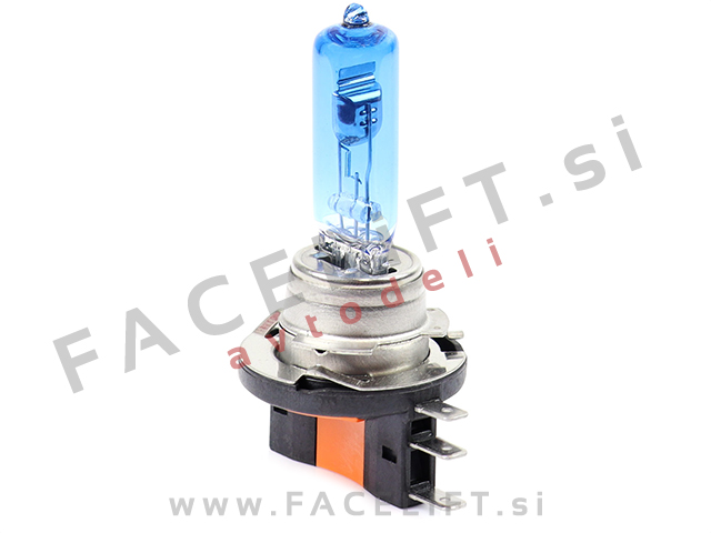 Halogenska žarnica Super White H15 (PGJ23t-1) 15/55W 12V Halogenska žarnica Super White H15 (PGJ23t-1) 15/55W 12V
