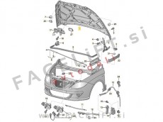 Seat Leon 1P 05-12 pokrov motorja Seat Leon 1P 05-12 pokrov motorja