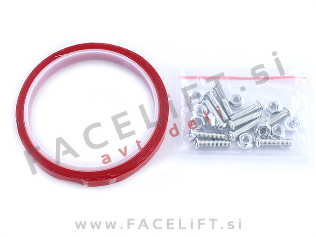 BMW 3 G20 G21 M 18- podaljšek sprednjega odbijača karbon (sijaj)