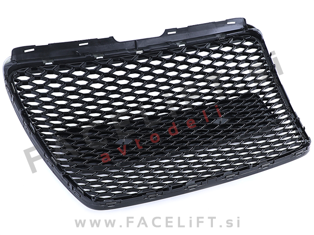 Audi A6 C6 4F 08-11 maska RS6 izgled črna (sijaj)