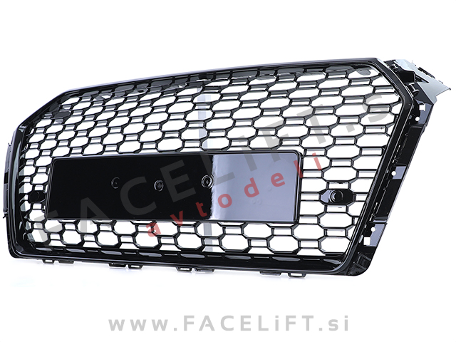 Audi A4 B9 15-19 maska RS izgled črna (sijaj)