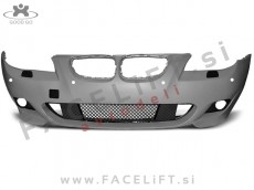 BMW 5 E60 E61 03-07 sprednji odbijač M-Technic izgled PDC SRA