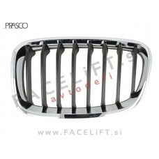 BMW 1 F20 F21 11-15 ledvička kromirana, črna leva