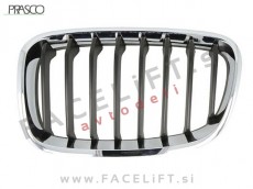 BMW 1 F20 F21 11-15 ledvička kromirana, črna leva