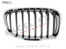 BMW 1 F20 F21 11-15 ledvička kromirana, črna desna