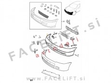 Opel Astra G Diesel 98-04 sprednji odbijač