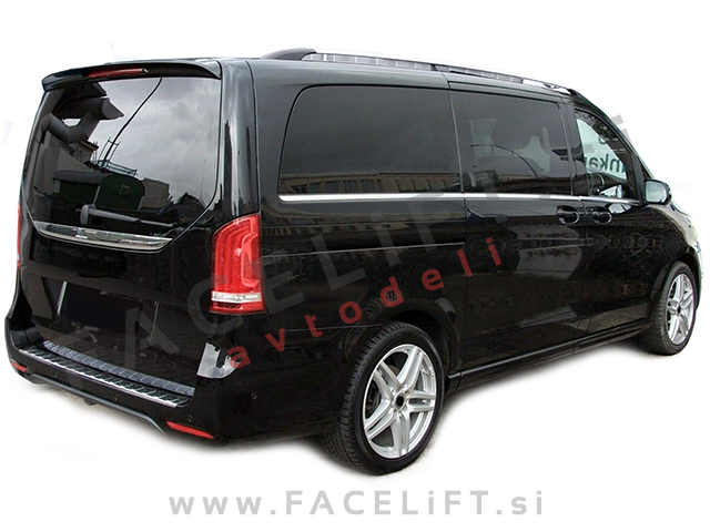 Mercedes V, Vito W447 14- strešni spojler črni (sijaj)