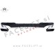 BMW 5 F10 F11 10-17 difuzor z nastavki za izpuh M-Performance črni (mat)