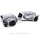 BMW 5 F10 F11 10-17 difuzor z nastavki za izpuh M-Performance črni (mat)