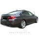 BMW 5 F10 F11 10-17 difuzor z nastavki za izpuh M-Performance črni (mat)
