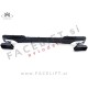 BMW 5 F10 F11 10-17 difuzor z nastavki za izpuh M-Performance črni (mat) BMW 5 F10 F11 10-17 difuzor z nastavki za izpuh M-Performance črni (mat)