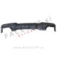 BMW 5 F10 F11 10-17 difuzor z nastavki za izpuh M-Performance črni (mat) BMW 5 F10 F11 10-17 difuzor z nastavki za izpuh M-Performance črni (mat)