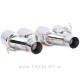 BMW 5 F10 F11 10-17 difuzor z nastavki za izpuh M-Performance črni (mat)
