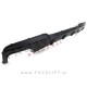 BMW 5 F10 F11 10-17 difuzor z nastavki za izpuh M-Performance črni (mat)