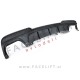 BMW 5 F10 F11 10-17 difuzor z nastavki za izpuh M-Performance črni (mat)