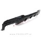 BMW 5 F10 F11 10-17 difuzor z nastavki za izpuh M-Performance črni (sijaj)