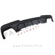 BMW 5 F10 F11 10-17 difuzor z nastavki za izpuh M-Performance črni (sijaj)