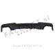 BMW 5 F10 F11 10-17 difuzor z nastavki za izpuh M-Performance črni (sijaj)
