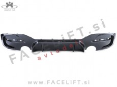 BMW 1 F20 F21 LCI 15-19 difuzor M-Performance izgled črni (sijaj)