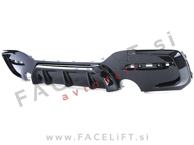 BMW 1 F20 F21 LCI 15-19 difuzor M-Performance izgled črni (sijaj)