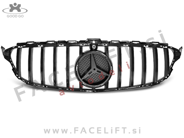 Mercedes C W205 14-18 maska črna (sijaj)