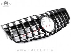 Mercedes GLK X204 08-12 maska črna kromirana (sijaj) Mercedes GLK X204 08-12 maska črna kromirana (sijaj)