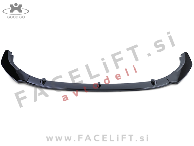 VW Golf 6 GTI 08-12 podaljšek sprednjega odbijača črni (sijaj)