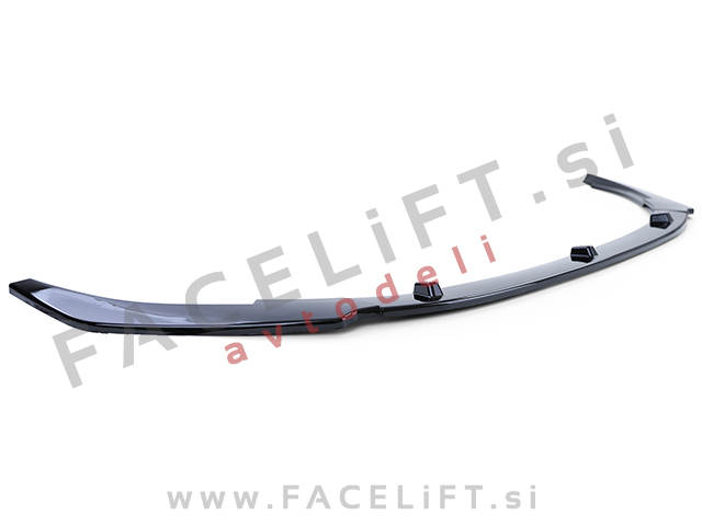 VW Golf 6 GTI 08-12 podaljšek sprednjega odbijača črni (sijaj)