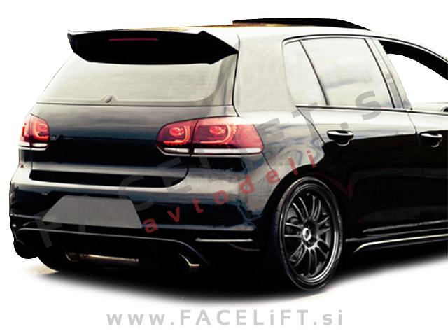 VW Golf 6 GTI 08-12 strešni spojler črni (sijaj)