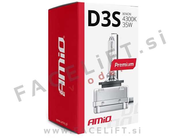 Xenon žarnica D3S (PK32d-5) 4300K 35W Premium