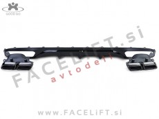 Mercedes E Limuzina W213 16-20 difuzor z nastavki za izpuh