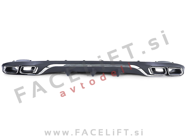 Mercedes E Limuzina W213 16-20 difuzor z nastavki za izpuh