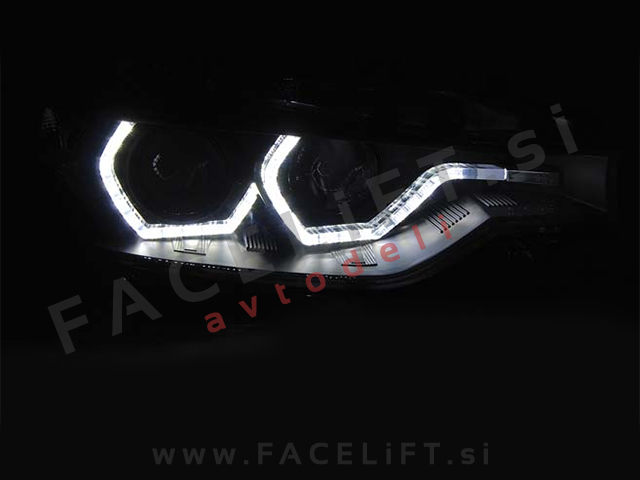 BMW 3 F30 F31 11-15 bi-xenon žarometi DRL