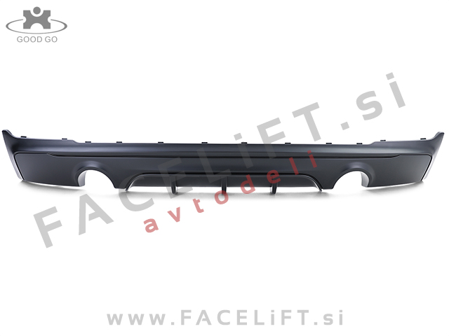 BMW 2 F22 F23 M 13-21 difuzor M-Performance izgled črni (mat)