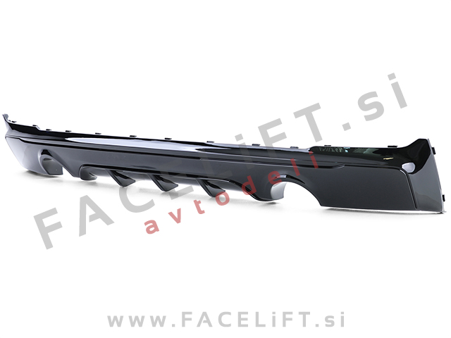 BMW 2 F22 F23 M 13-21 difuzor M-Performance izgled črni (sijaj)